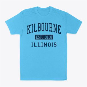 Kilbourne Illinois Classic Established Classic Dad T-Shirt