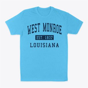 West Monroe Louisiana Classic Established Classic Dad T-Shirt
