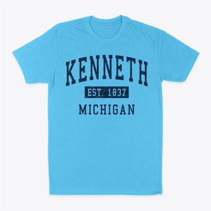 Kenneth Michigan Classic Established Classic Dad T-Shirt