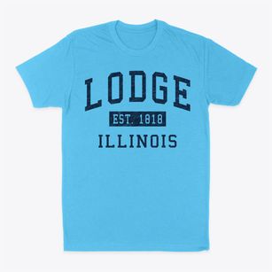 Lodge Illinois Classic Established Classic Dad T-Shirt