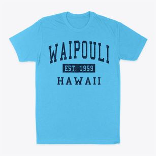 Waipouli Hawaii Classic Established Classic Dad T-Shirt