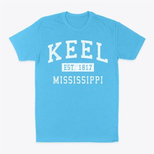 Keel Mississippi Classic Established Classic Dad T-Shirt