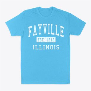 Fayville Illinois Classic Established Classic Dad T-Shirt