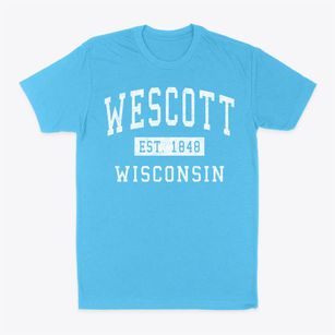 Wescott Wisconsin Classic Established Classic Dad T-Shirt
