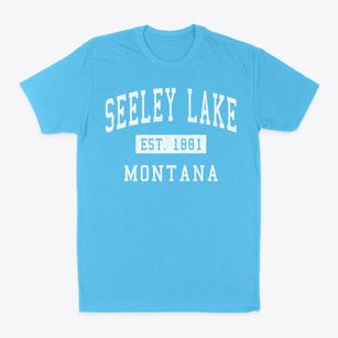 Seeley Lake Montana Classic Established Classic Dad T-Shirt
