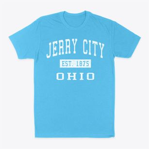 Jerry City Ohio Classic Established Classic Dad T-Shirt