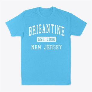 Brigantine New Jersey Classic Established Classic Dad T-Shirt