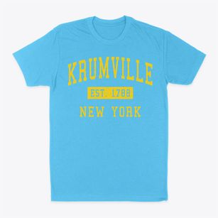 Krumville New York Classic Established Classic Dad T-Shirt
