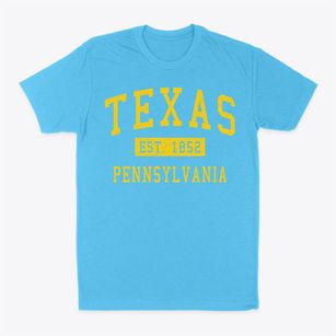 Texas Pennsylvania Classic Established Classic Dad T-Shirt