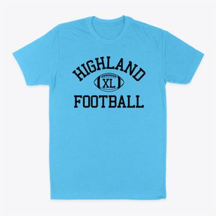 Highland Junior High School Classic Football Classic Dad T-Shirt