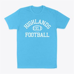 Highlands High School Classic Football Classic Dad T-Shirt