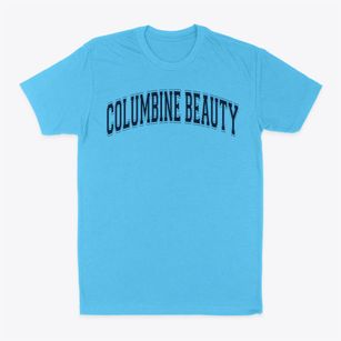 Columbine Beauty School Varsity Arch Classic Dad T-Shirt