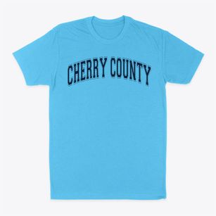 Cherry County District 100 School Varsity Arch Classic Dad T-Shirt