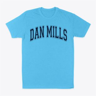 Dan Mills Elementary School Varsity Arch Classic Dad T-Shirt