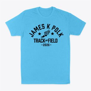 James K Polk Elementary School Track and Field Classic Dad T-Shirt