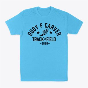 Ruby F Carver Elementary School Track and Field Classic Dad T-Shirt
