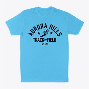 Aurora Hills Middle School Track and Field Classic Dad T-Shirt