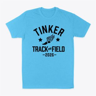 Tinker Elementary School Track and Field Classic Dad T-Shirt