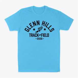 Glenn Hills Middle School Track and Field Classic Dad T-Shirt