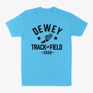 Dewey Elementary School Track and Field Classic Dad T-Shirt