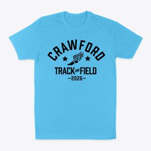Crawford Middle School Track and Field Classic Dad T-Shirt