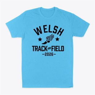 Welsh High School Track and Field Classic Dad T-Shirt