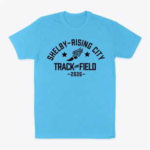 Shelby-rising City Public School Track and Field Classic Dad T-Shirt