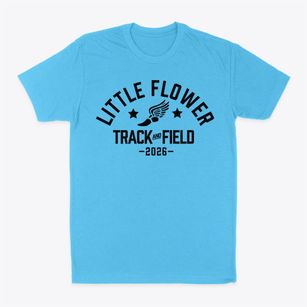 Little Flower School Track and Field Classic Dad T-Shirt