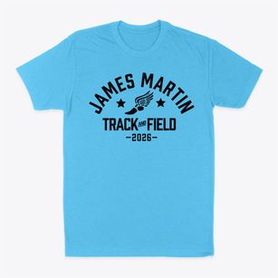 James Martin Middle School Track and Field Classic Dad T-Shirt