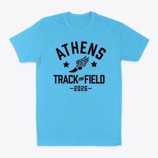 Athens High School Track and Field Classic Dad T-Shirt