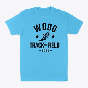 Wood Elementary School Track and Field Classic Dad T-Shirt