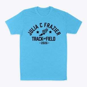 Julia C Frazier Elementary School Track and Field Classic Dad T-Shirt