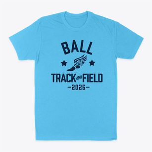 Ball High School Track and Field Classic Dad T-Shirt