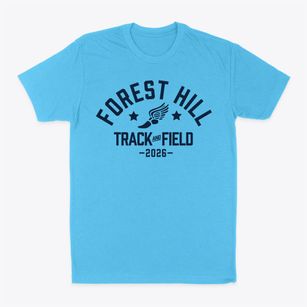 Forest Hill Elementary School Track and Field Classic Dad T-Shirt
