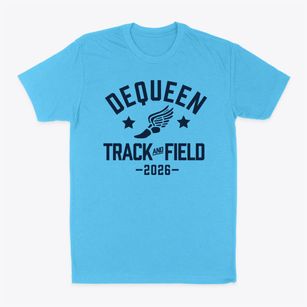 Dequeen Elementary School Track and Field Classic Dad T-Shirt