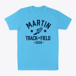 Martin Elementary School Track and Field Classic Dad T-Shirt