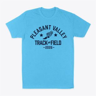Pleasant Valley Primary School Track and Field Classic Dad T-Shirt