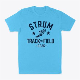 Strum Elementary School Track and Field Classic Dad T-Shirt