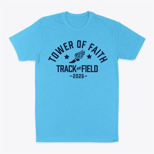 Tower Of Faith Christian Academy Track and Field Classic Dad T-Shirt