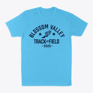 Blossom Valley Elementary School Track and Field Classic Dad T-Shirt