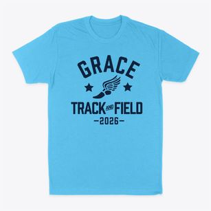 Grace Baptist Academy Track and Field Classic Dad T-Shirt