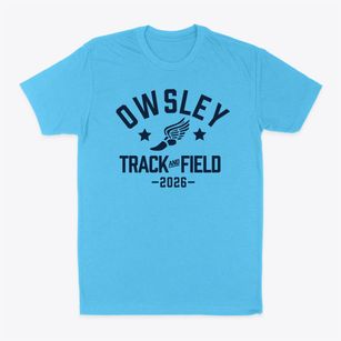 Owsley High School Track and Field Classic Dad T-Shirt
