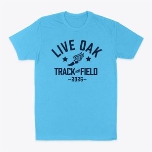 Live Oak Pre-kindergarten Track and Field Classic Dad T-Shirt