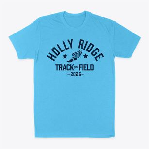 Holly Ridge School Track and Field Classic Dad T-Shirt