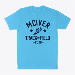 Mciver Elementary School Track and Field Classic Dad T-Shirt