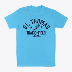 Saint Thomas Lutheran School Track and Field Classic Dad T-Shirt