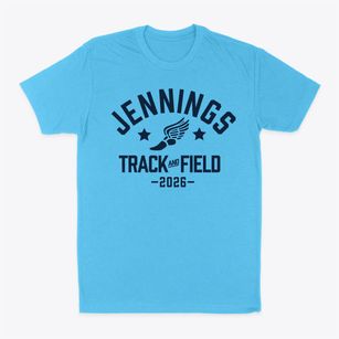 Jennings Elementary School Track and Field Classic Dad T-Shirt