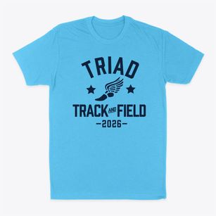 Triad School Track and Field Classic Dad T-Shirt