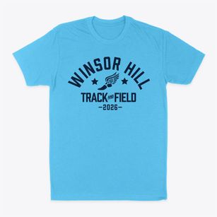 Winsor Hill Elementary School Track and Field Classic Dad T-Shirt