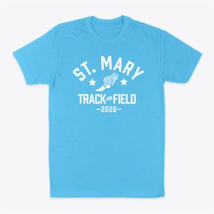 Saint Mary School Track and Field Classic Dad T-Shirt